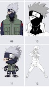 How to draw Kakashi स्क्रीनशॉट 2