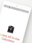 برنامه‌نما Battery Calculator عکس از صفحه