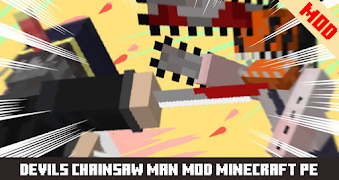 Devils Chainsaw Mod Minecraft 포스터