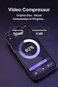 Video Compressor. Size Reducer اسکرین شاٹ 1