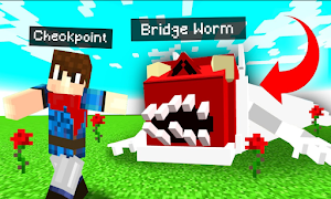 Bridge Worm Mod para Minecraft PE captura de pantalla 1