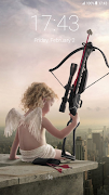 Cupid Pattern Lock Screen plakat