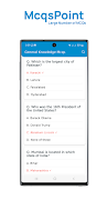 McqsPoint - General Knowledge تصوير الشاشة 7
