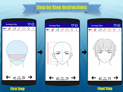 Cara Menggambar Wajah Anime screenshot 1