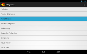 Optometry Translator Spanish syot layar 6