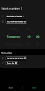 Work schedule screenshot 5