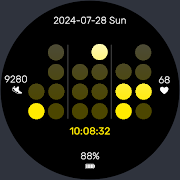 Binary Clock Watch Face capture d'écran 5