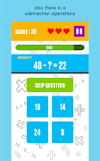 Basic Arithmetic Quiz Screenshot 2