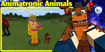 5 Schermata Animatronic animals mod