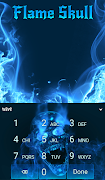 Flame Skull Keyboard Theme screenshot 5