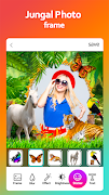 Jungle Photo Frame captura de pantalla 4