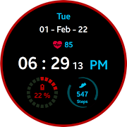 Blue Ring Watch Face 스크린샷 2