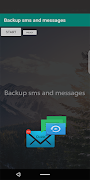 پوستر Backup sms and messages