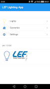 LEF Lighting App poster