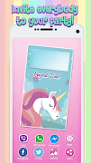 Unicorn Invitation Maker screenshot 2
