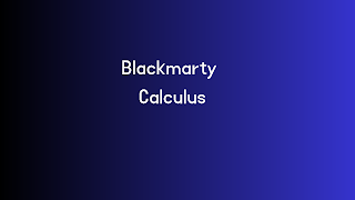 Blackmarty calculus poster