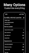 برنامه‌نما Dumbify: Minimal Launcher عکس از صفحه