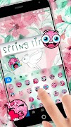 Springtime Flowers Tastatur th Plakat