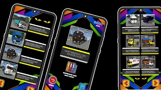 Mod Bussid Truk Lampu Mata captura de pantalla 5