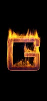 Fire Letter G Live Wallpaper screenshot 2