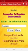 English Irregular & Regular Verbs Finder screenshot 3