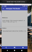 MLA Generator تصوير الشاشة 1