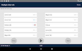 برنامه‌نما Harmonomics Ear Training عکس از صفحه
