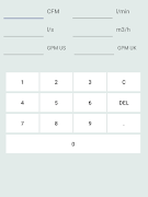 유량 단위 변환기 포스터