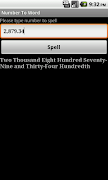 Spell Numbers screenshot 1