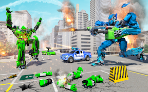 Multi Robot Car Transform War पोस्टर