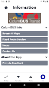 برنامه‌نما ColumBUS Transit عکس از صفحه