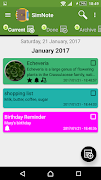 SimNote (Simple Notepad) imagem de tela 1