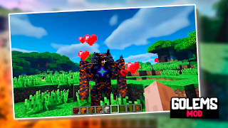Golem Mod Master Minecraft-poster