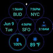Flower Complication Watch Face screenshot 2