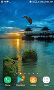 Evening Beach View LWP captura de pantalla 1
