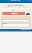 Correlation Coefficient Calc plakat
