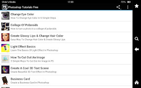 Free Tutorials For Photoshop captura de pantalla 6