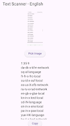 برنامه‌نما Text Scanner - English عکس از صفحه