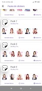 BlackPink Stickers اسکرین شاٹ 2