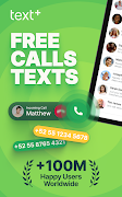 textPlus: Text Message + Call ภาพหน้าจอ 7