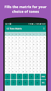 12 Tone Matrix Calculator captura de pantalla 3