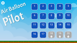 Poster Air Balloon Pilot Game
