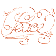 Cursive Script Rose Gold Stickers by Pomelo Tree Screenshot 1