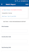 ECB Match Reporting syot layar 4