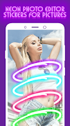 Neon Photo Editor Stickers for Pictures ภาพหน้าจอ 4