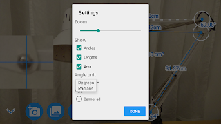 Camera Protractor captura de pantalla 1