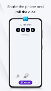 3D Roll Dice captura de pantalla 4