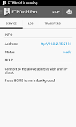 FTPDroid Screenshot 2