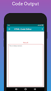 HTML Code Editor 스크린샷 2