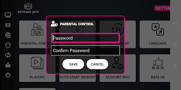برنامه‌نما IPTV Stream Pro عکس از صفحه
